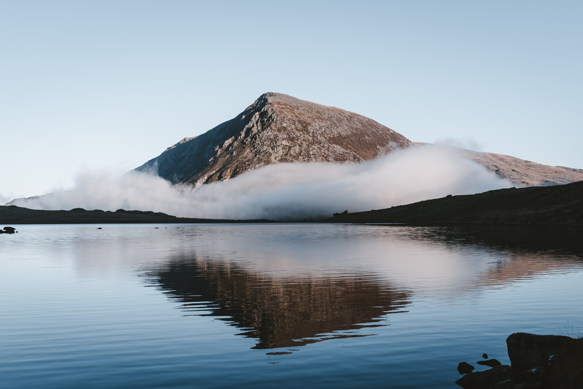 Pen Yr Ole Wen from Cwm Idwal national nature reserve